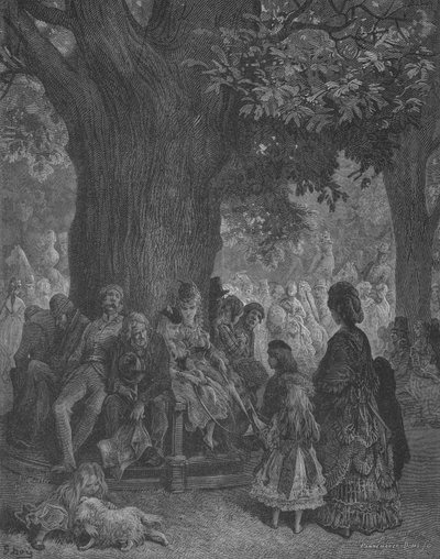El Árbol Gigante en Kensington de Gustave after Dore
